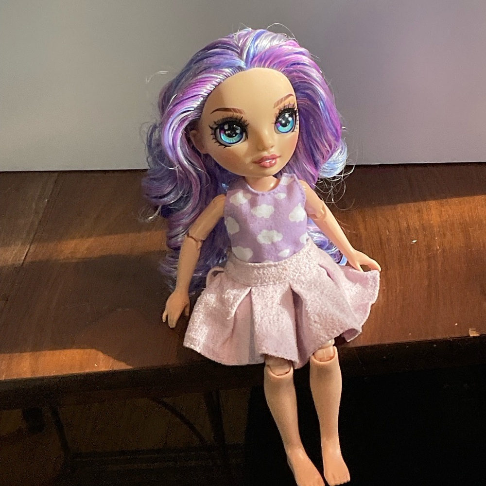 Rainbow High Jr. Doll Violet Willow Purple Hair Fashion